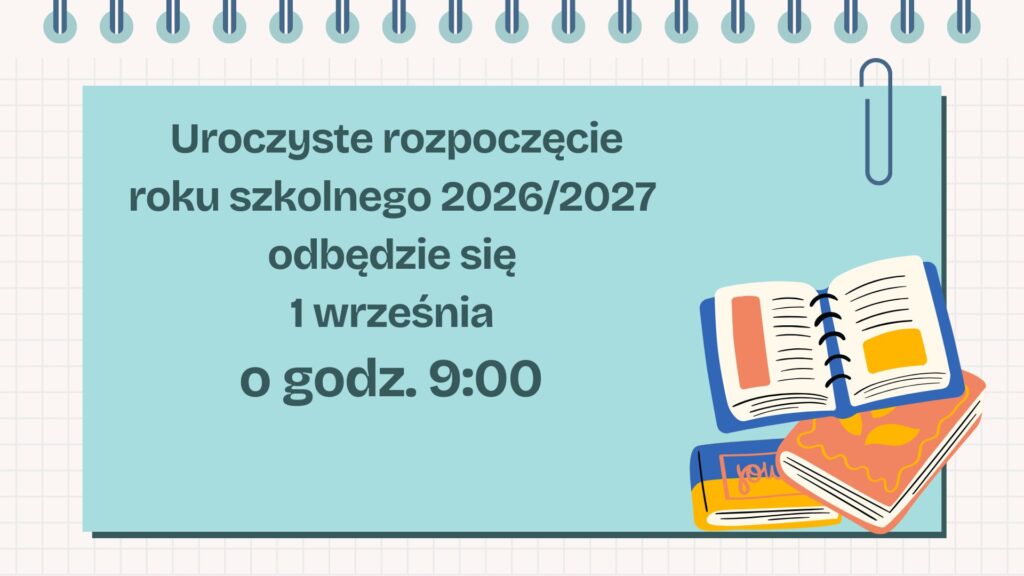 Uroczyste rozpoczęcie roku szkolnego