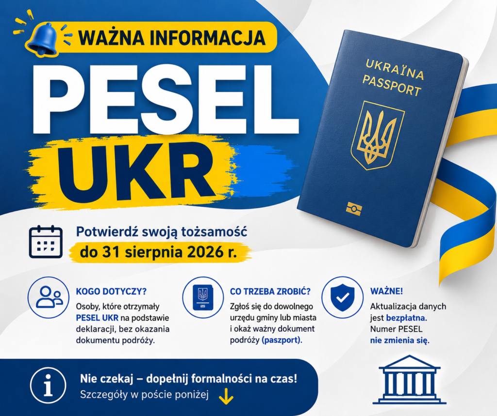 Ważna informacja dla osób z&nbsp;Ukrainy